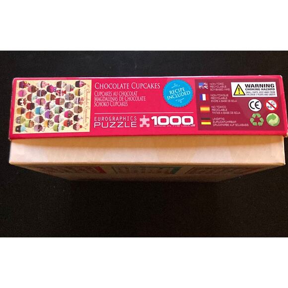Eurographics Chocolate Cupcakes 1000 Piece Jigsaw Puzzle - Pre-Owned - Picture 6 of 7